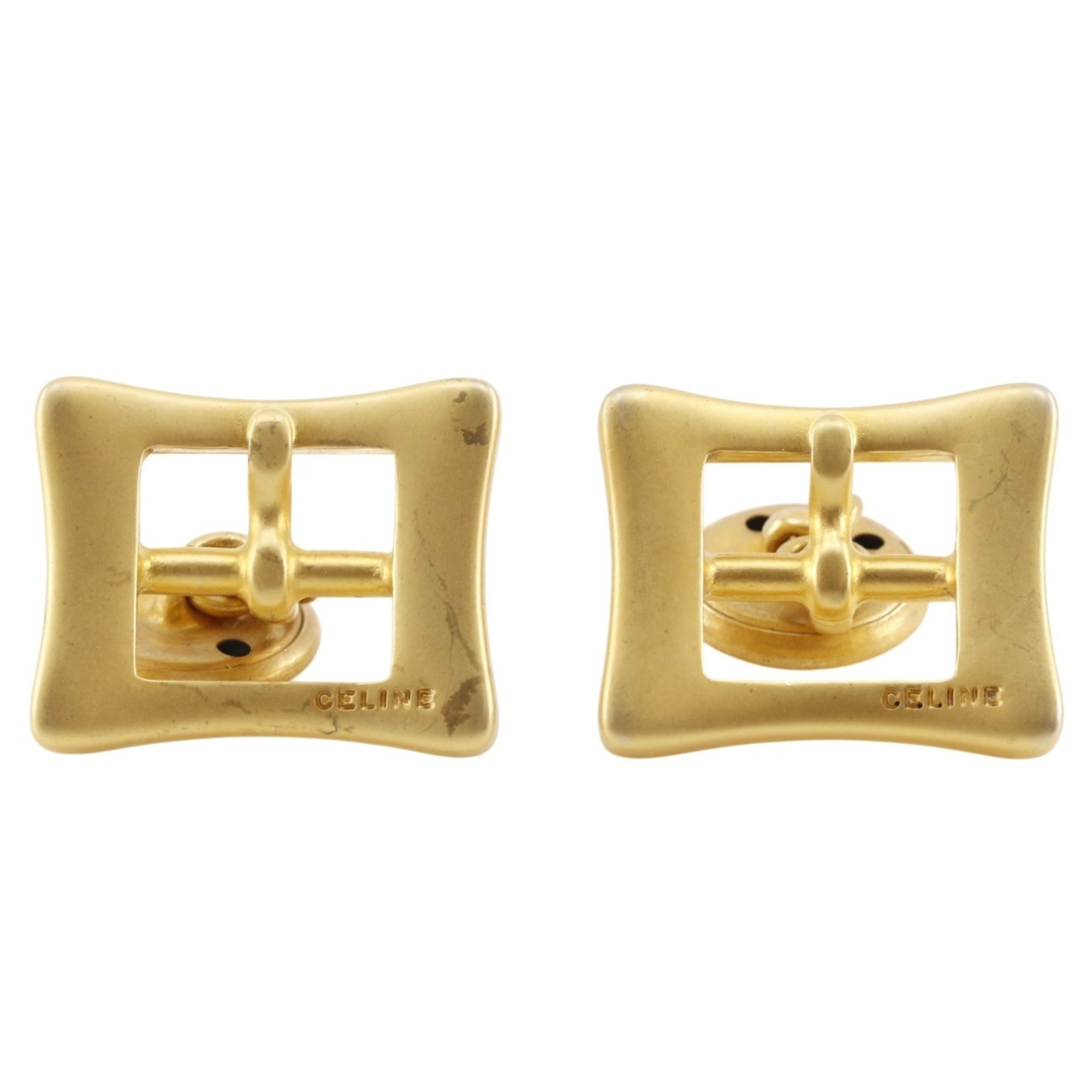 Celine Cufflinks Gold Plated Unisex